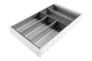 StrongMax evőeszköztartó készlet M=500, SZ=276 mm fehér, 5 tálakkal