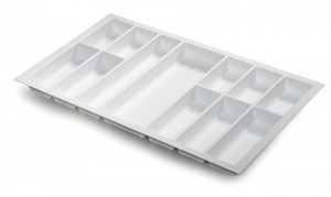 Evőeszköz tartó Classico 90 (822x474mm) szemcsés fehér