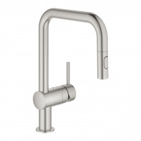 GROHE 32322DC2 Baterie Minta U-výpusť vytahovací sprška supersteel