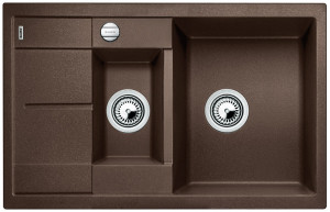 BLANCO 515044 Mosogató Metra 6 S Compact kávé excenterrel Silgranit PuraDur