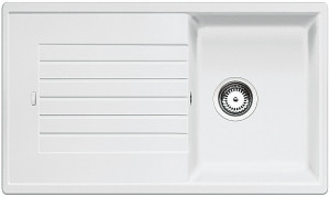BLANCO 516740 Mosogató Zia 45 SL fehér excenter nélkül Silgranit PuraDur