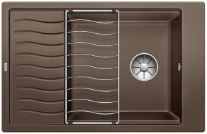 BLANCO 524853 Mosogató ELON XL 6 S kávé SILGRANIT® excenter nélkül, kiegészítőkk
