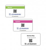 LEHMANN Kártya szett elektronikus zárokhoz Mifare-master, frissítésre, szervizre