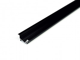 StrongLumio LED profil Diagonal 14, fekete, 2m
