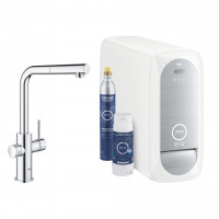 GROHE 31539000 Blue Home Kezdő készlet L-alakú csapcső króm