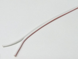 StrongLumio Kéteres kábel 2x0,5mm 2 20AWG fehér-piros