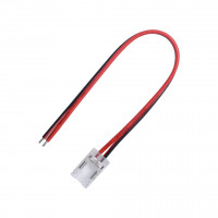 StrongLumio gyorscsatlakozó, 10 mm egyszínű LED szalag  - 2 eres kábel