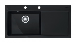 FRANKE Dřez MTK 611-100/2 1000 x 510 Onyx odkap vpravo