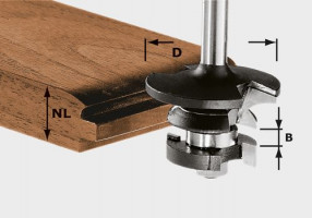FESTOOL 491130 Kontraprofilmaró, csapos HW S8 D43/21 A/KL