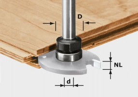 FESTOOL 499803 Marószár kúpos anyával S8 1,5-5 KL16