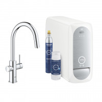 GROHE 31541000 Blue Home Kezdő készlet C-alakú csapcső króm