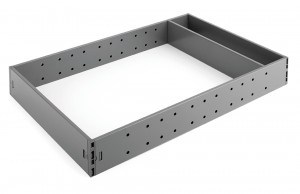K-StrongMax evőeszköztartó alapkészlet 276 mm, 500 mm mélység szürke