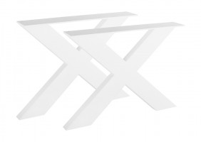 STRONG Asztalláb, X, 420x580, fehér