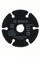 BOSCH 1600A01S5X Víceúčelový řezací kotouč Carbide Multi Wheel 50 × 10 mm