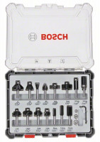 BOSCH 2607017471 15dílná sada fréz se stopkou pr. 6 mm