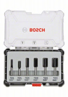 BOSCH 2607017466 6dílná sada fréz, drážkovací frézy s 8mm stopkou