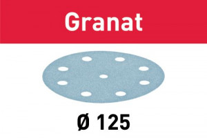 FESTOOL 497174 Csiszolópapír STF D125/8 P280 GR/100 Granat