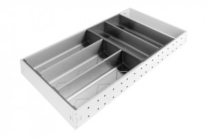 StrongMax evőeszköztartó teljes készlet SZ-276 mm, 550 mm mélység fehér+5 tálak