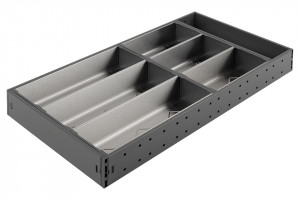 StrongMax evőeszköztartó teljes készlet  SZ-276 mm, 550 mm mélység szürke+tálak