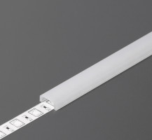 StrongLumio takaróprofil Pen8 LED profilhoz rápattintós átlátszó 2m