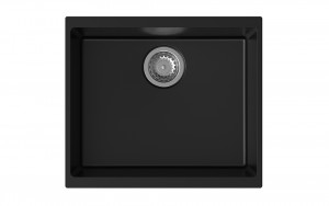 StrongSinks S3 Gránit mosogató Hron 530, 530x460mm, csepegtető nélkül,fekete