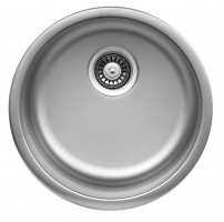 StrongSinks S1 Mosogató Ondava, polír. rozsdam. acél kerek átm.444mm,felső szer.
