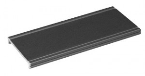 SEVROLL 04356  takaró profil Elegant II 4,05m fekete szálcsiszolt