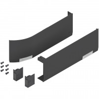 BLUM 23.8000 Aventos HF/HL/HS Top takaró sapkák - SD-val, sötét szürke