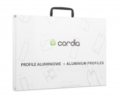 CORDIA minta Profil és alimínium  - bőrönd színezéssel