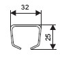 S-profil S40/80 3m acél