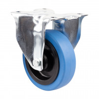 TENTE Kerék rögzített 3478 gumi futófelülettel, átmérő 100 mm, kék