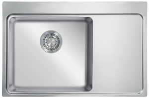 StrongSinks S3 Mosogató Nida 784, 784 x510 mm rozsdamentes acél, jobbos csepegt.