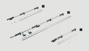 HETTICH 9207598 LeMans II forgó tengely 720 mm antracit