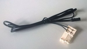StrongLumio csatlakozó kábel, 10mm LED szalaghoz bepattintható, Mini konektor, 1