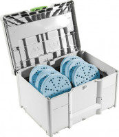 FESTOOL 578192 Csiszolóanyag-Systainer3 Granat SYS-STF D150 GR-Set