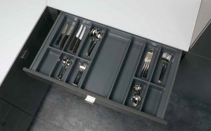 K-StrongMax 16 89/500 mm szürke (antracit)+evőeszköztartó Classico Kristall 80