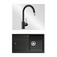 BLANCO Set 10-D 24 520511+521455 ZIA 5 S antracit + MIDA-S antracit
