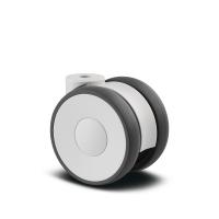 TENTE Forgó kerék 5920UAO075L51-10 RAL 9002 futófelülettel, átmérő 75 mm, fék né