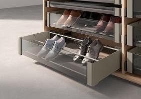 KES Conero cipőtartó állvány betét 762mm, Champagne gold