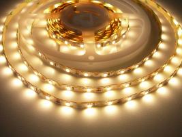 TL-LED szallag rugalmas  Z300 6,2W/m 12V 6mm meleg fehér