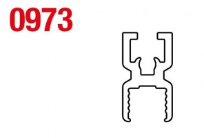 SISCO 973A fogantyú profil alu 3m