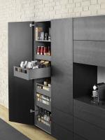 K-BLUM SpaceTower Legrabox C Pure, karbon fekete CS-M, KB-1200 mm