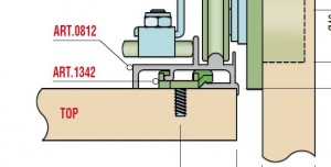 SISCO 1342 klip profilhoz 0812