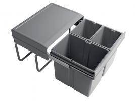 GOLLINUCCI Sorter Linea 297 500mm 1x15l+2x7,5l šedá