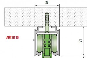 SISCO profil 2000mm art. 110AF