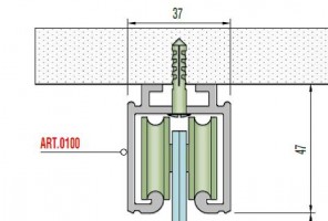 SISCO profil 3000mm art. 100AF (87413)