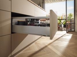 K-BLUM Merivobox 8xM+12xE/500 világosszürke + 1x FESTOOL TXS 12 akkus csavahúzó