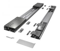StrongLine Dornio sínen futó tolóajtókhoz, 2 szárny, 2450 mm, 80 kg, profilokkal StrongLine Dornio sínen futó tolóajtókhoz, 2 szárny, 2450 mm, 80 kg, profilokkal