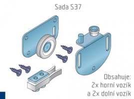 S-S37 vasalat szett 1 ajtószárny