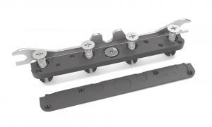 KES 272444 FREEslim Flap front rögzítő tipli fekete